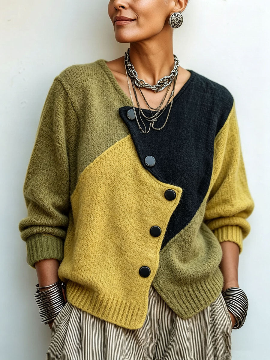 Weston | Maglione in maglia color block