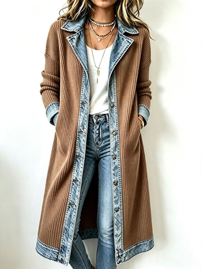Riley | Cardigan Lungo in Maglia Casual