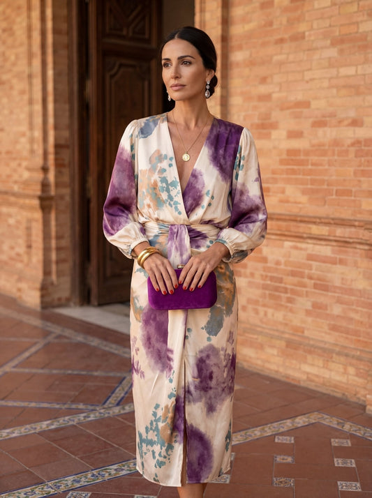 Olivia™ | Vestito con scollo a V